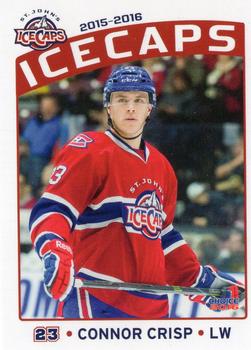 2015-16 Choice St. Johns IceCaps (AHL) #17 Connor Crisp Front