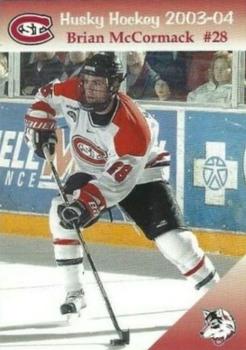 2003-04 Plaza Park Bank St. Cloud State Huskies (NCAA) #19 Brian McCormack Front