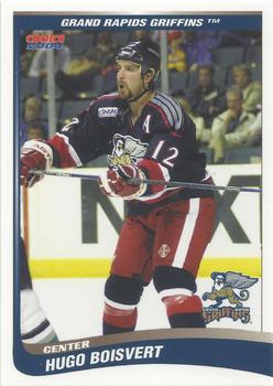 2003-04 Choice Grand Rapids Griffins (AHL) #2 Hugo Boisvert Front