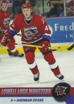 2003-04 Choice Lowell Lock Monsters (AHL) #4 Brennan Evans Front