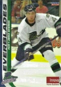 2004-05 Choice Florida Everblades (ECHL) #2 Jared Newman Front