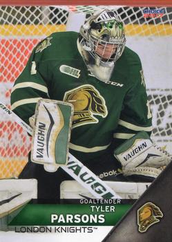 2016-17 Choice London Knights (OHL) #17 Tyler Parsons Front