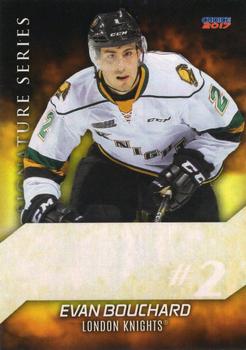 2016-17 Choice London Knights (OHL) Signature Series #2 Evan Bouchard Front
