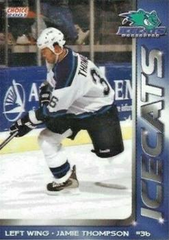 2000-01 Choice Worcester IceCats (AHL) #13 Jamie Thompson Front