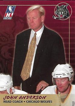 2000-01 Campaign Communications Chicago Wolves (IHL) #NNO John Anderson Front