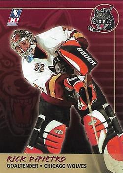 2000-01 Campaign Communications Chicago Wolves (IHL) #NNO Rick DiPietro Front