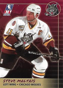2000-01 Campaign Communications Chicago Wolves (IHL) #NNO Steve Maltais Front