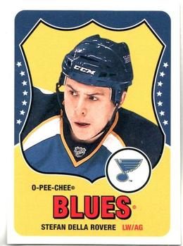2011-12 O-Pee-Chee - 2010-11 O-Pee-Chee Rookie Update Retro Blank Back #NNO Stefan Della Rovere  Front