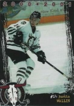 2000-01 Red Deer Rebels (WHL) #NNO Justin Wallin Front