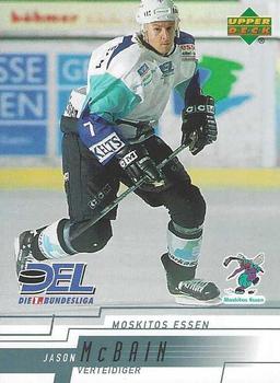 2000-01 Upper Deck DEL (German) #157 Jason McBain Front