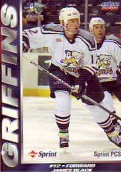 2001-02 Choice Grand Rapids Griffins (AHL) #7 James Black Front