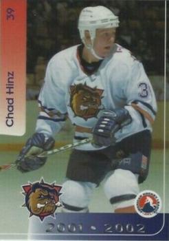2001-02 Hamilton Bulldogs (AHL) #22 Chad Hinz Front