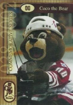 2001-02 Hershey Bears (AHL) #28 Coco the Bear Front
