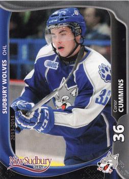 2013-14 Extreme Sudbury Wolves (OHL) #8 Connor Cummins Front