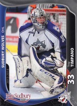 2013-14 Extreme Sudbury Wolves (OHL) #9 Troy Timpano Front