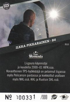 2016-17 Cardset Finland - Player Moments #PM8 Ilkka Pikkarainen Back