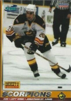 2001-02 Choice New Mexico Scorpions (CHL) #9 Jonathan St. Louis Front