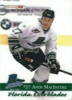 1999-00 Roox Florida Everblades (ECHL) #NNO Andy MacIntyre Front