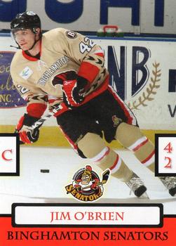2009-10 Just Sports Photography Binghamton Senators (AHL) #18 Jim O'Brien Front