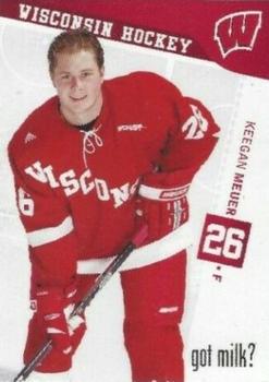 2009-10 Suttle-Straus Wisconsin Badgers (NCAA) #NNO Keegan Meuer Front