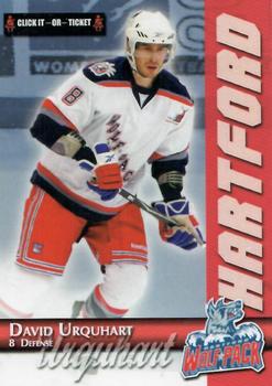 2009-10 Hartford Wolf Pack (AHL) Kid's Club #NNO David Urquhart Front