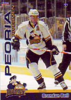 2009-10 Choice Peoria Rivermen (AHL) #NNO Brendan Bell Front