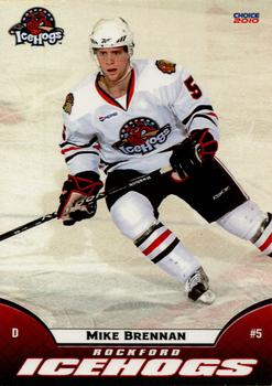 2009-10 Choice Rockford IceHogs (AHL) #05 Mike Brennan Front