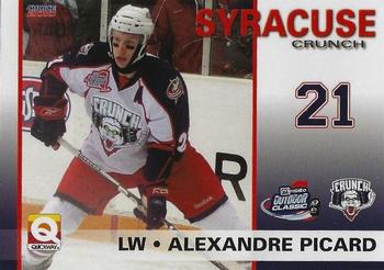2009-10 Choice Syracuse Crunch (AHL) #10 Alexandre Picard Front