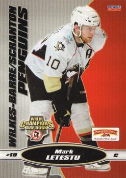 2009-10 Choice Wilkes Barre/Scranton Penguins (AHL) #17 Mark Letestu Front