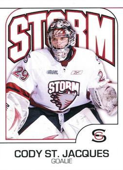 2009-10 M&T Printing Guelph Storm (OHL) #NNO Cody St. Jacques Front