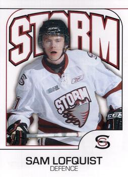 2009-10 M&T Printing Guelph Storm (OHL) #NNO Sam Lofquist Front