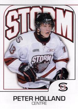 2009-10 M&T Printing Guelph Storm (OHL) #NNO Peter Holland Front