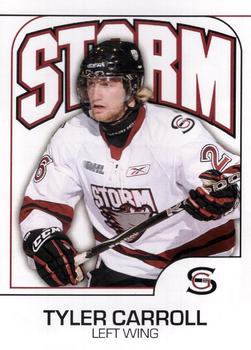 2009-10 M&T Printing Guelph Storm (OHL) #NNO Tyler Carroll Front