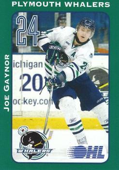 2009-10 Plymouth Whalers (OHL) #6 Joe Gaynor Front