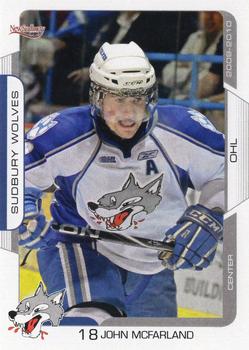 2009-10 Extreme Sudbury Wolves (OHL) #11 John McFarland Front