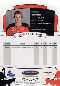 2009-10 Extreme Drummondville Voltigeurs (QMJHL) #3 Sean Couturier Back