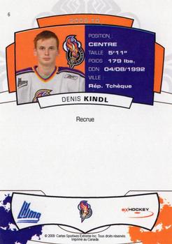 2009-10 Extreme Gatineau Olympiques (QMJHL) #6 Denis Kindl Back
