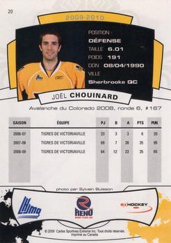 2009-10 Extreme Victoriaville Tigers (QMJHL) #20 Joel Chouinard Back