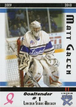 2009-10 Lincoln Stars (USHL) Series 2 #28 Matt Green Front
