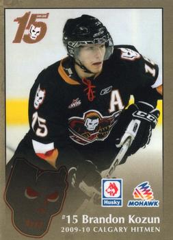 2009-10 Husky/Mohawk Calgary Hitmen (WHL) #NNO Brandon Kozun Front