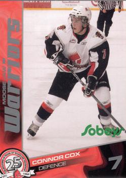 2009-10 Sobeys Moose Jaw Warriors (WHL) #NNO Connor Cox Front