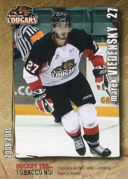 2009-10 Tobacco Prevention Prince George Cougars (WHL) #NNO Marek Viedensky Front