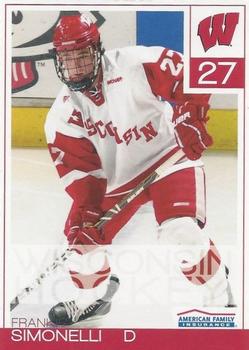 2010-11 Wisconsin Badgers (NCAA) #NNO Frankie Simonelli Front