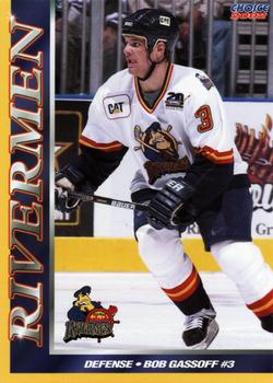 2001-02 Choice Peoria Rivermen (ECHL) #4 Bob Gassoff Front