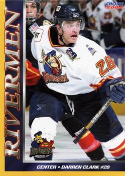 2001-02 Choice Peoria Rivermen (ECHL) #19 Darren Clark Front