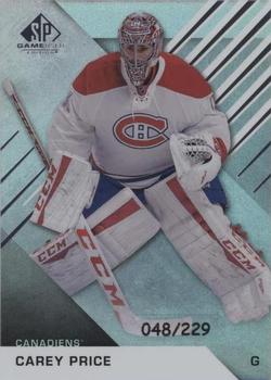 2016-17 SP Game Used - Rainbow Player Age #33 Carey Price Front