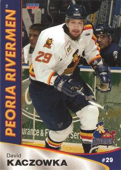 2004-05 Choice Peoria Rivermen (AHL) #19 David Kaczowka Front
