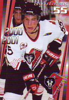 2000-01 Cartes, Timbres et Monnaies Sainte-Foy Rouyn-Noranda Huskies (QMJHL) #21 Bruno Cadieux Front