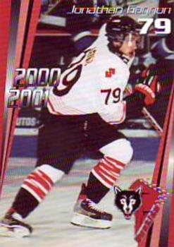 2000-01 Cartes, Timbres et Monnaies Sainte-Foy Rouyn-Noranda Huskies (QMJHL) #24 Jonathan Gagnon Front
