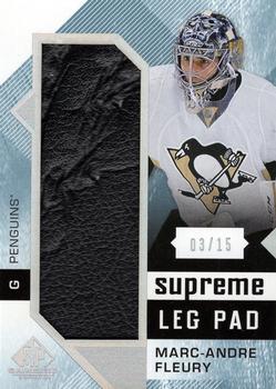 2016-17 SP Game Used - Supreme Relics Leg Pads #PA-MF Marc-Andre Fleury Front